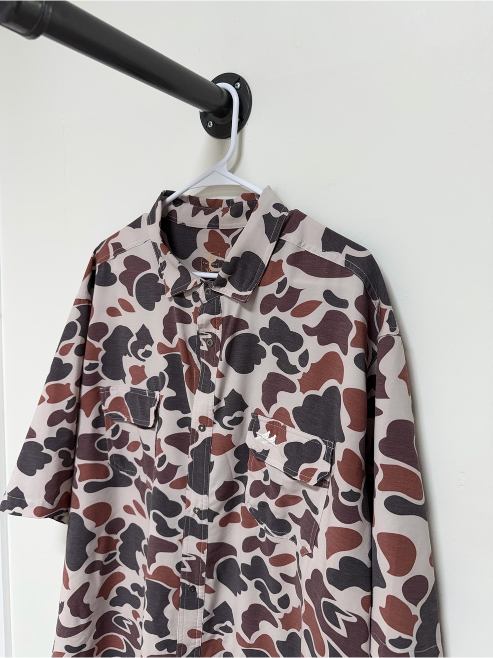 Men's Two Dove Short-Sleeve Camo Shirt